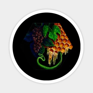 Honeycomb Wine Magnet